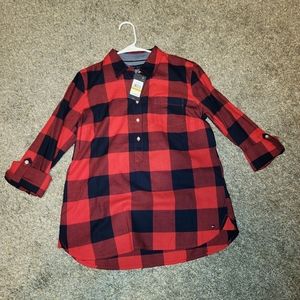 NWT Tommy Hilfiger plaid shirt